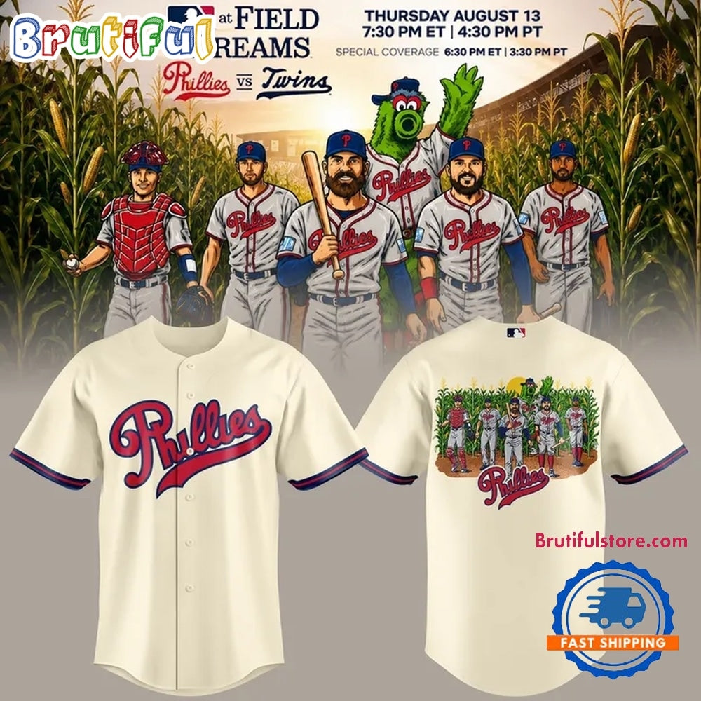 Philadelphia Phillies MLB at Field of Dreams 2026 Limited Edition Baseball Jersey