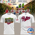 Philadelphia Phillies MLB at Field of Dreams 2026 White T Shirt