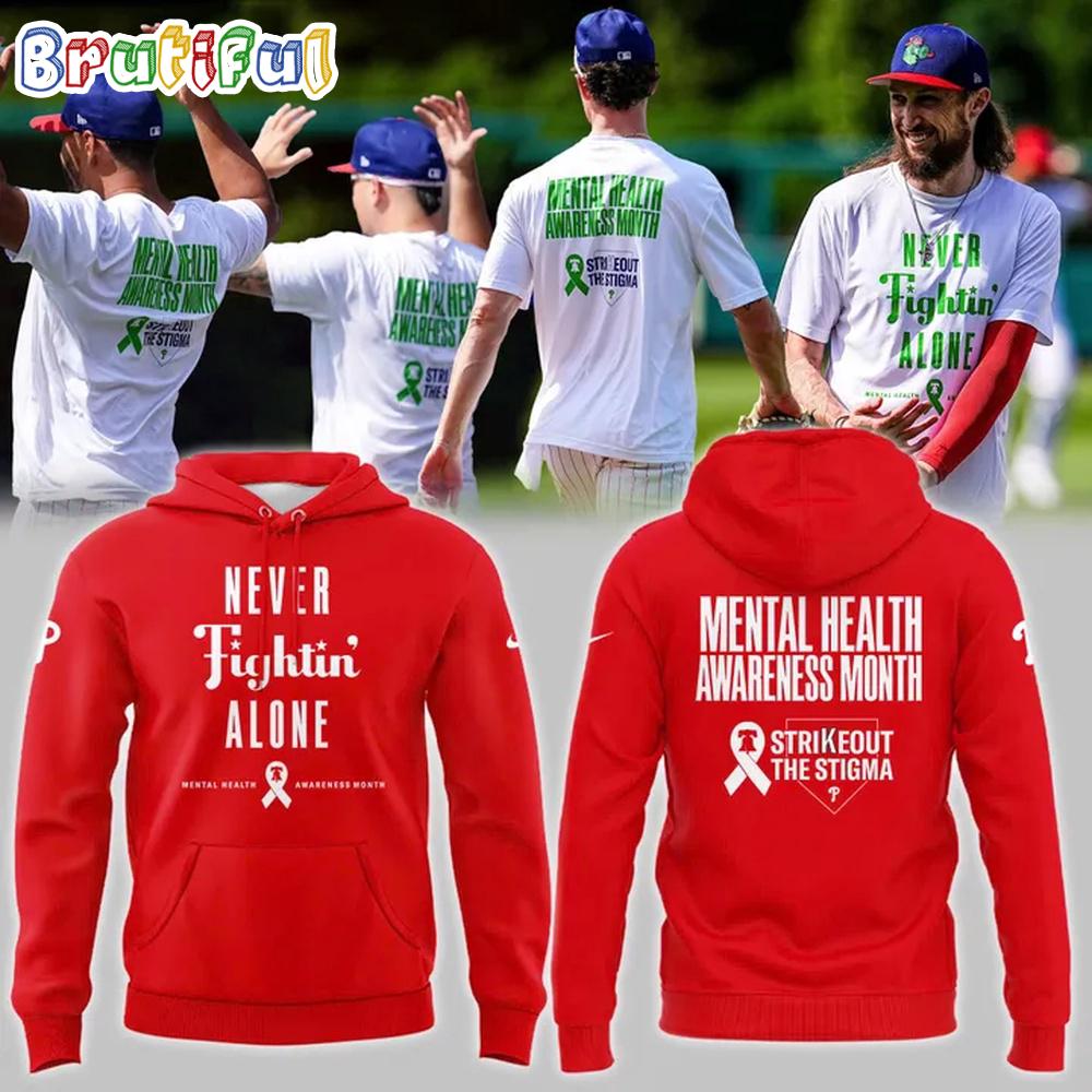 Philadelphia Phillies Special Edition Mental Health Awareness Month 2025 Hoodie Shirt