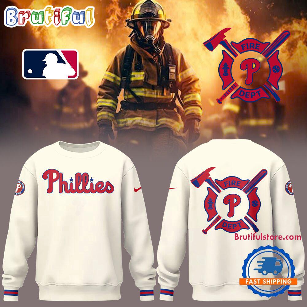 Philadelphia Phillies x Firefighter Appreciation Night 2025 Limited Hoodie T-Shirt