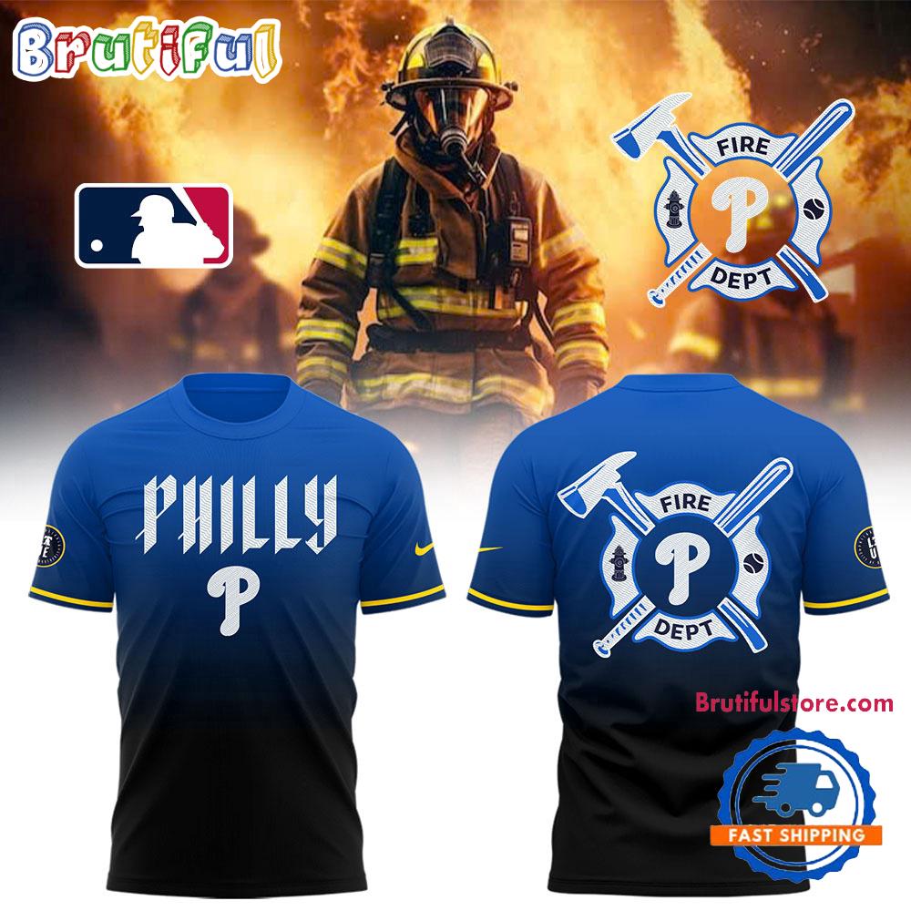 Philadelphia Phillies x Firefighter Appreciation Night 2025 Limited Hoodie T-Shirt