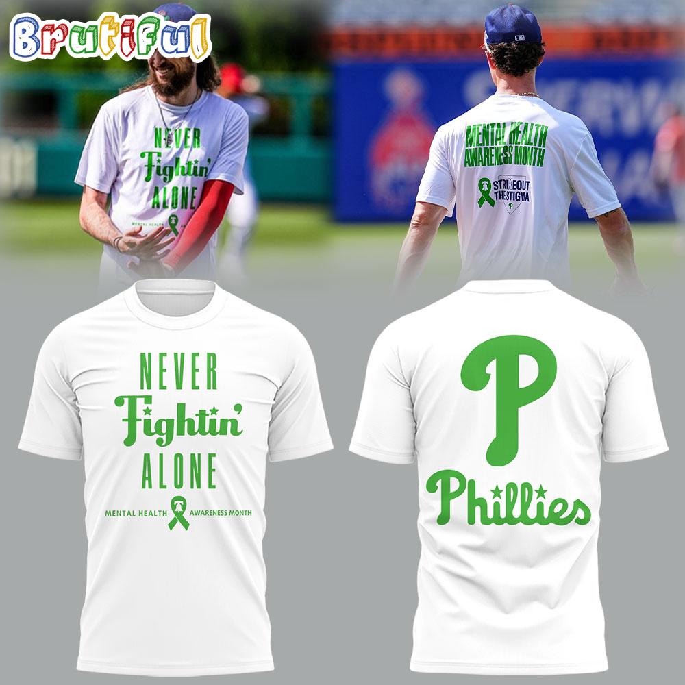 Philadelphia Phillies X Mental Health Awareness Month 2025 Printed 3D Shirt
