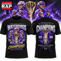 Philadelphia Waterdogs Premier Lacrosse League 2026 Champions Black T Shirt