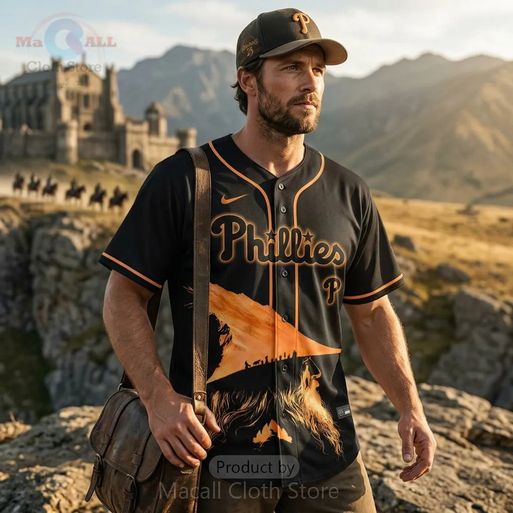 Phillies Lord Of The Rings 25th Anniversary Custom Baseball Jersey