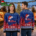 Phillies Santa Hat Logo Ho Ho Ho Ugly Christmas Sweater
