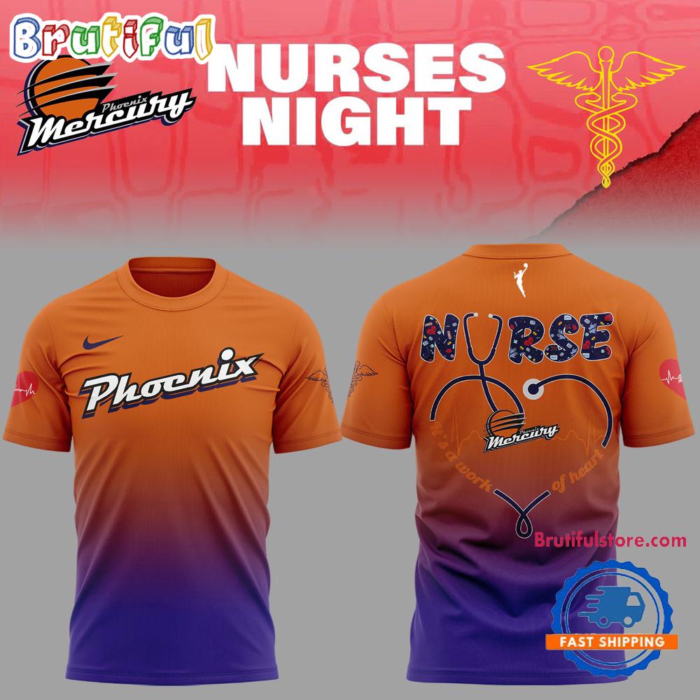 Phoenix Mercury Nurses 2025 New Design Hoodie T-Shirt