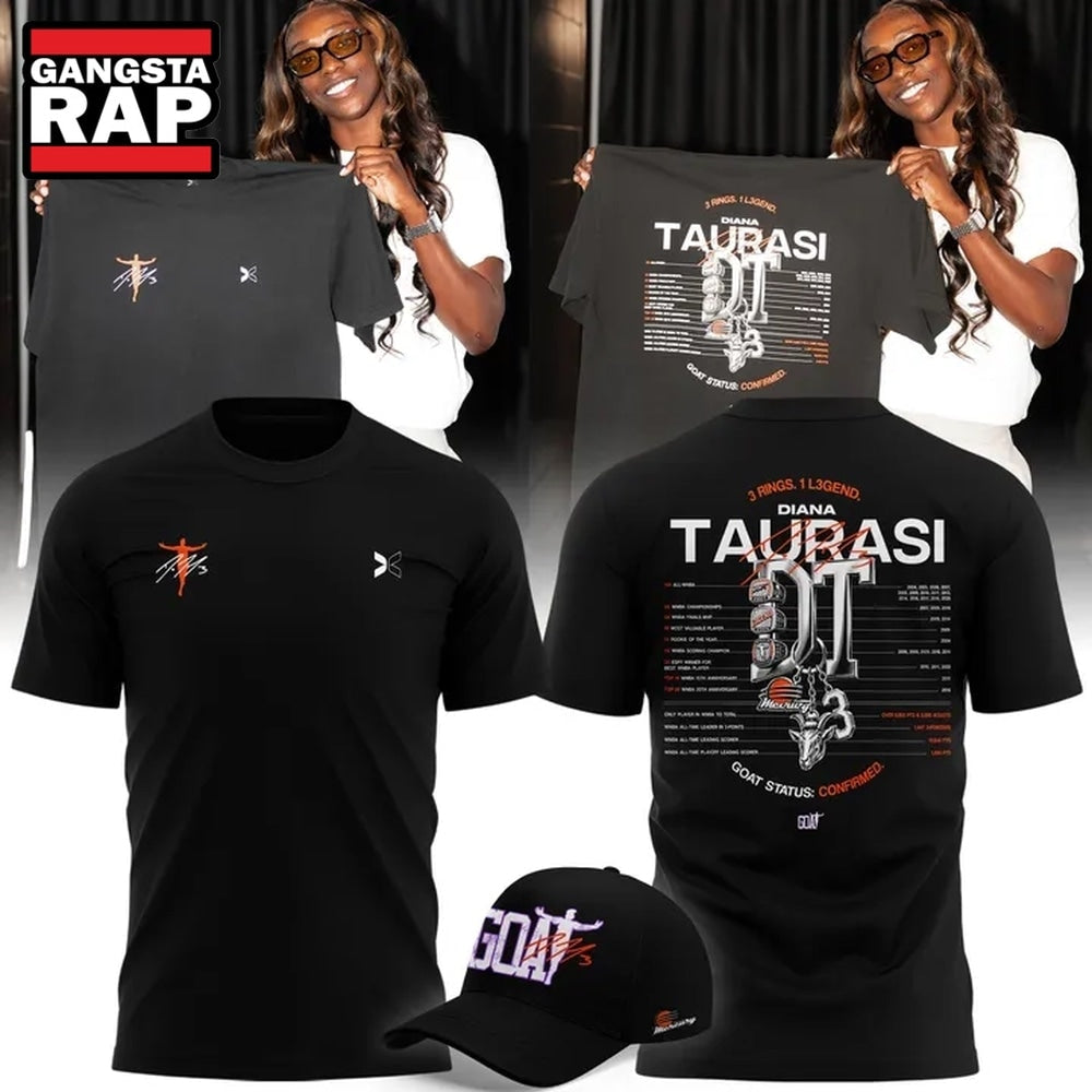 Phoenix Mercury x Togethxr GOAT 2026 T Shirt