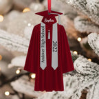 Graduation Ornament - Personalized Custom Shaped Acrylic Ornament - Class Of 2025, Graduation Gift