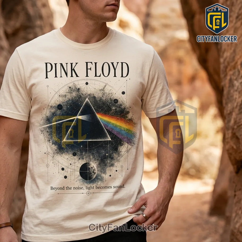 Pink Floyd Dark Side of the Moon Cream T-Shirt