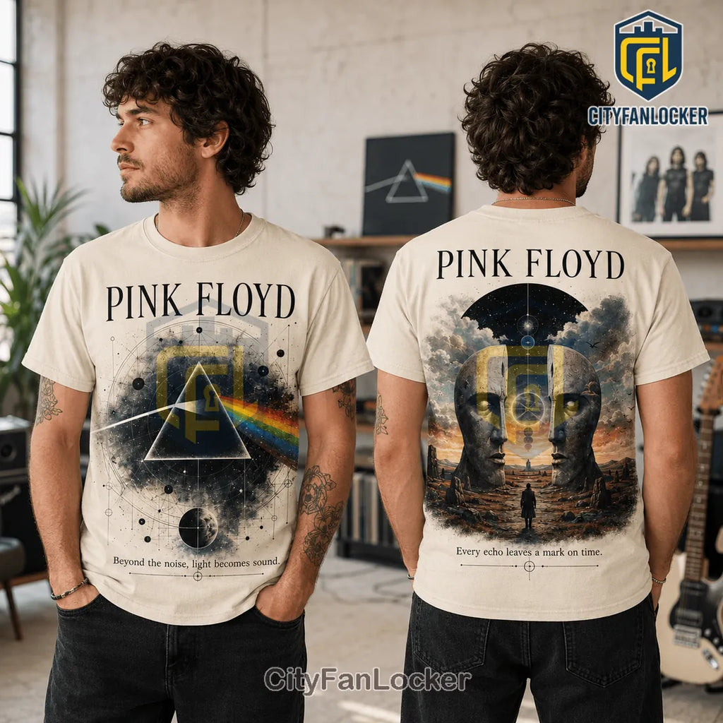 Pink Floyd Dark Side of the Moon Cream T-Shirt