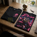 Pink Panther Retrowave Los Angeles T-Shirt
