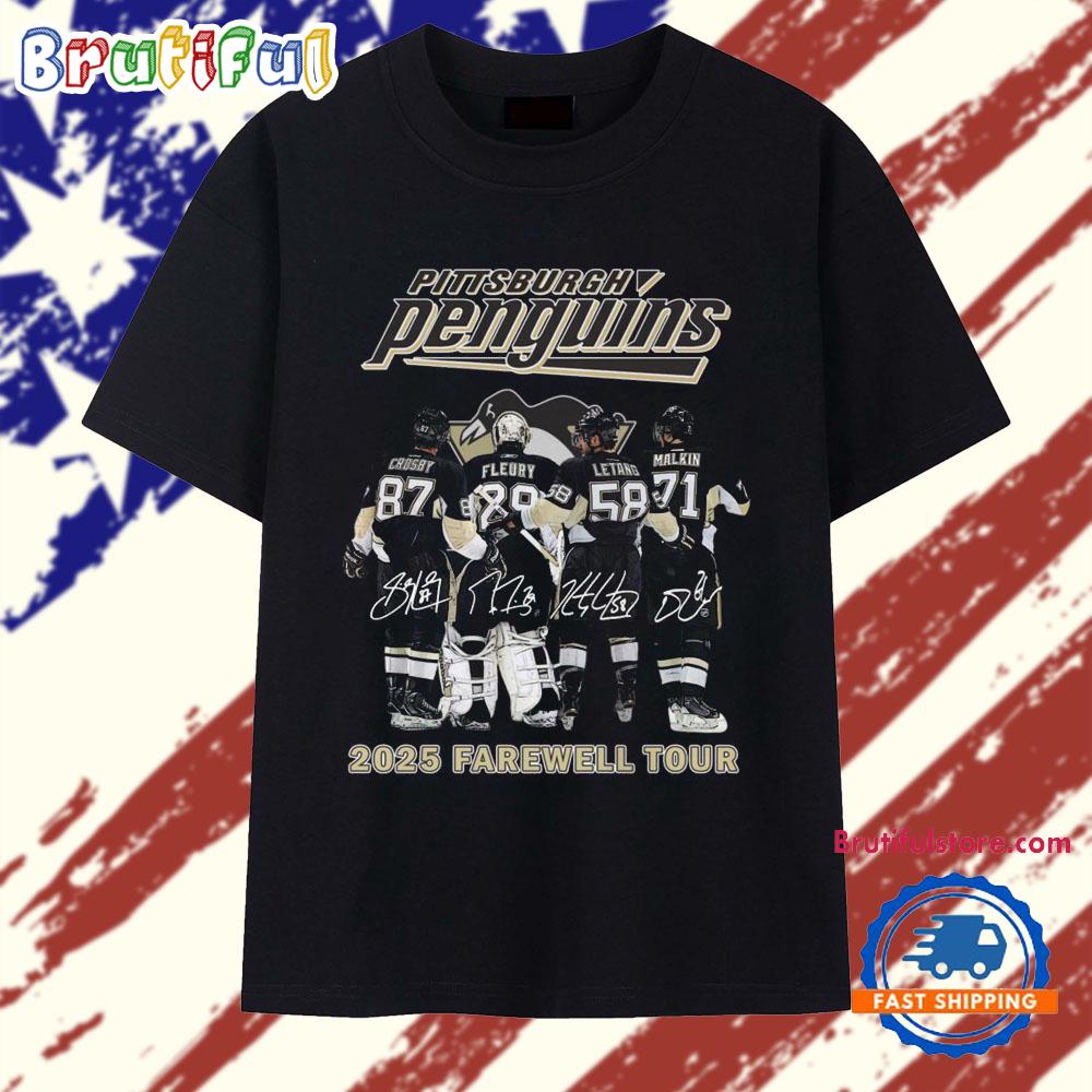 Pittsburgh Penguins 2025 Farewell Tour Vintage T Shirt