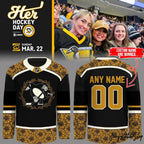 Pittsburgh Penguins 2026 Her Hockey Day Limited Hockey Jersey