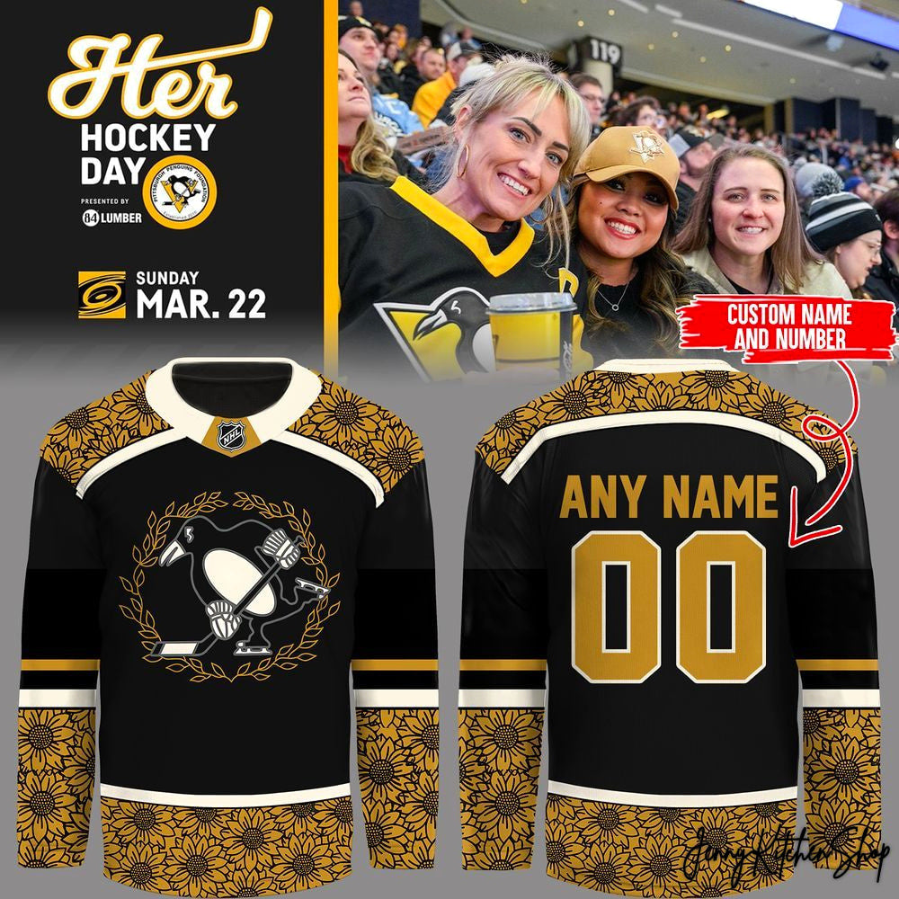 Pittsburgh Penguins 2026 Her Hockey Day Limited Hockey Jersey