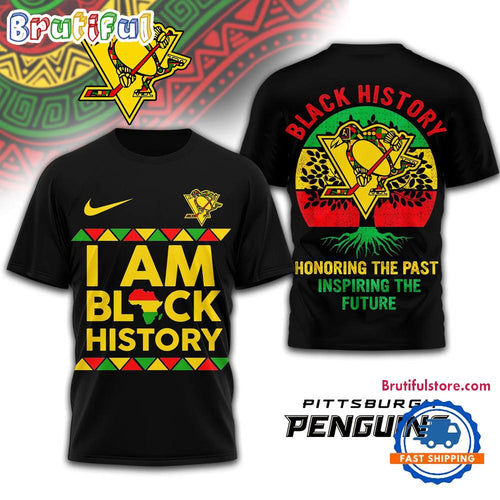 Pittsburgh Penguins 2026 NHL Black History Limited Edition 3D Shirt Hoodie T-Shirt