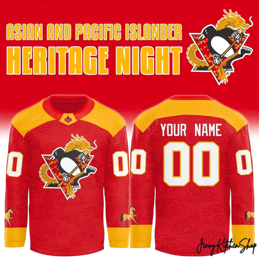 Pittsburgh Penguins Asian Pacific Islander API Day 2026 Hockey Jersey