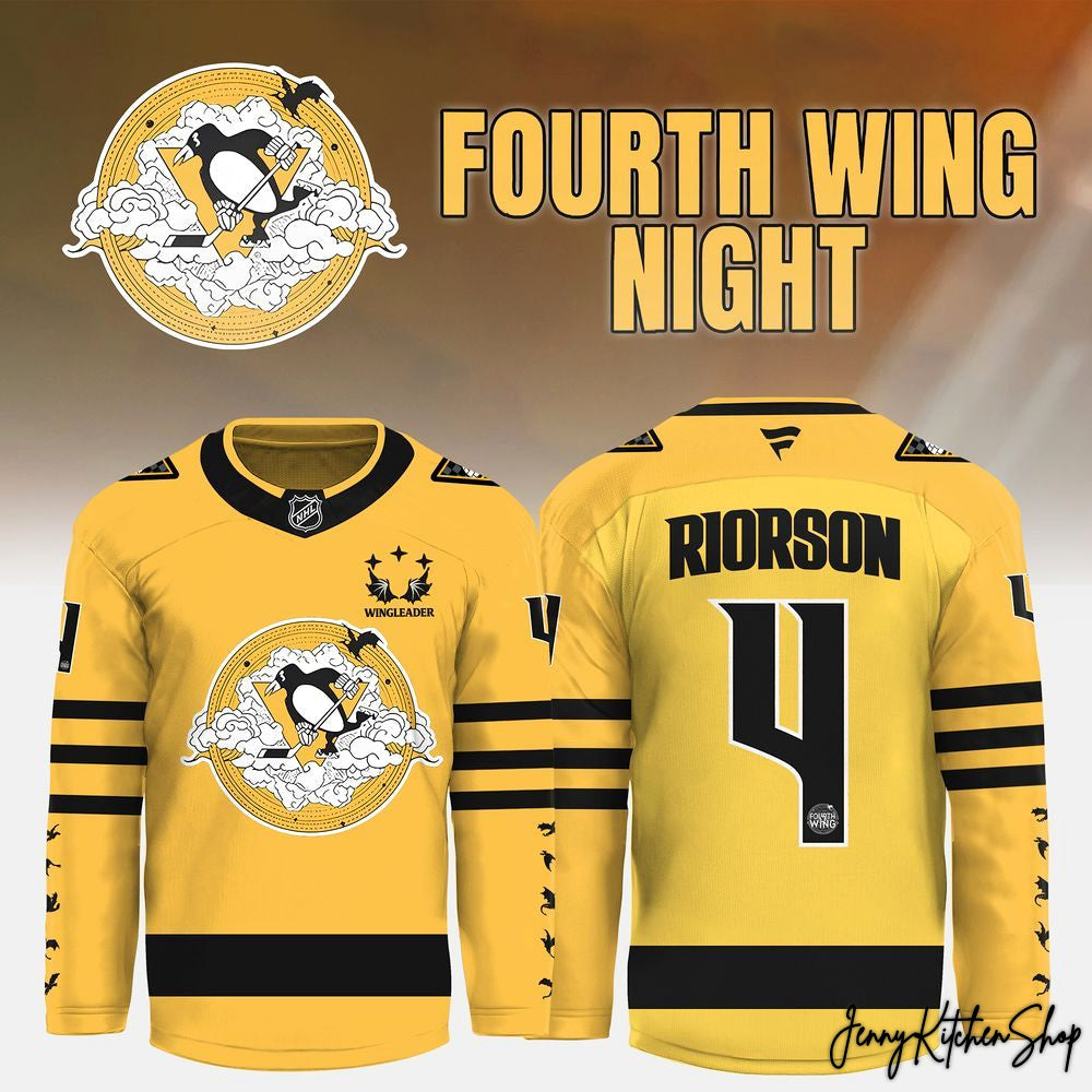 Pittsburgh Penguins Fourth Wing Night 2026 Collection Hockey Jersey