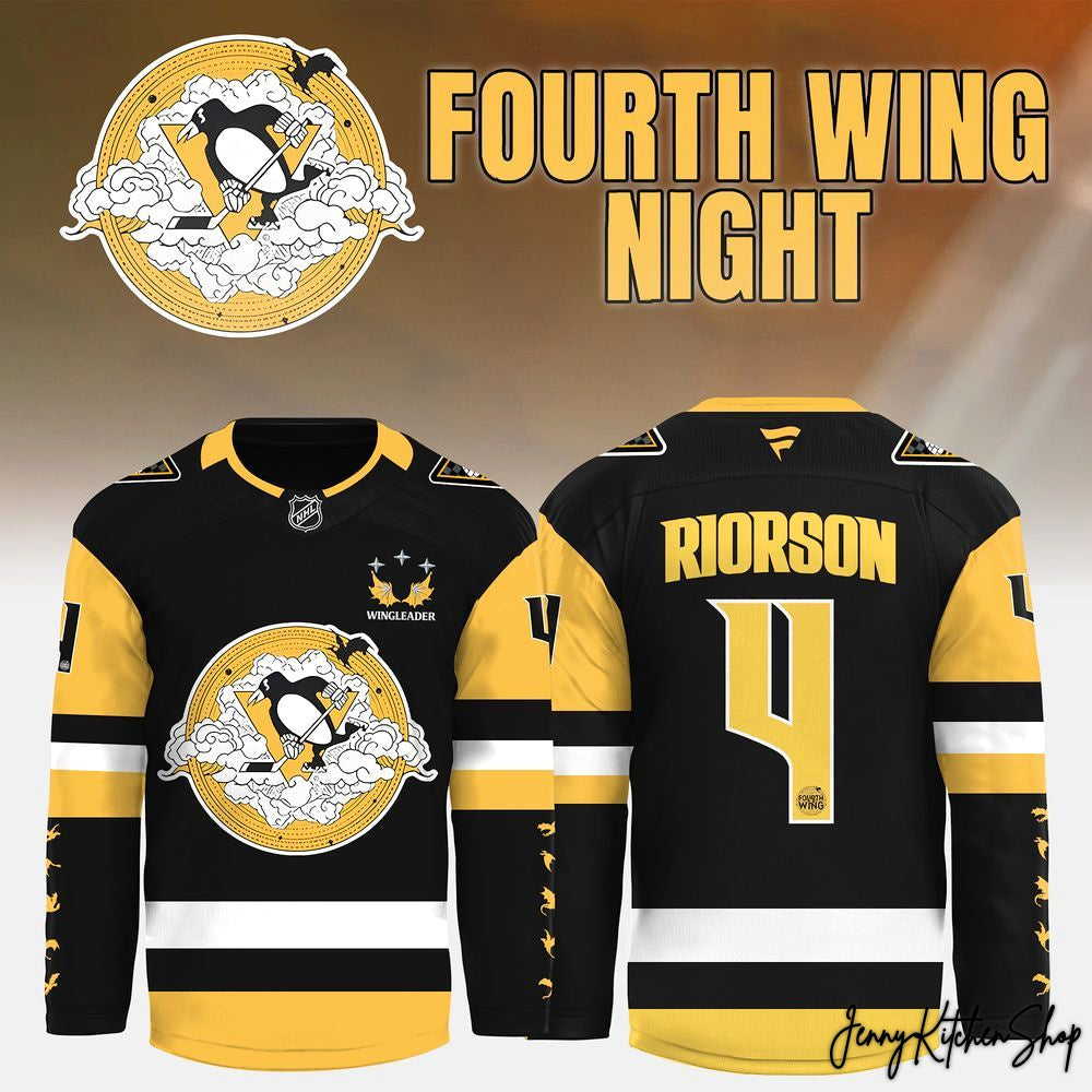 Pittsburgh Penguins Fourth Wing Night 2026 Collection Hockey Jersey