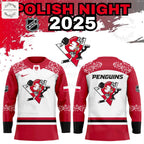 Pittsburgh Penguins Polish Heritage Night 2025 Limited Edition Hockey Jersey