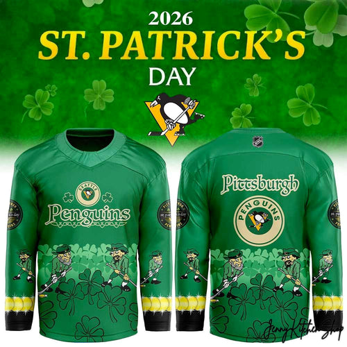Pittsburgh Penguins St. Patrick’s Day 2026 Limited Hockey Jersey