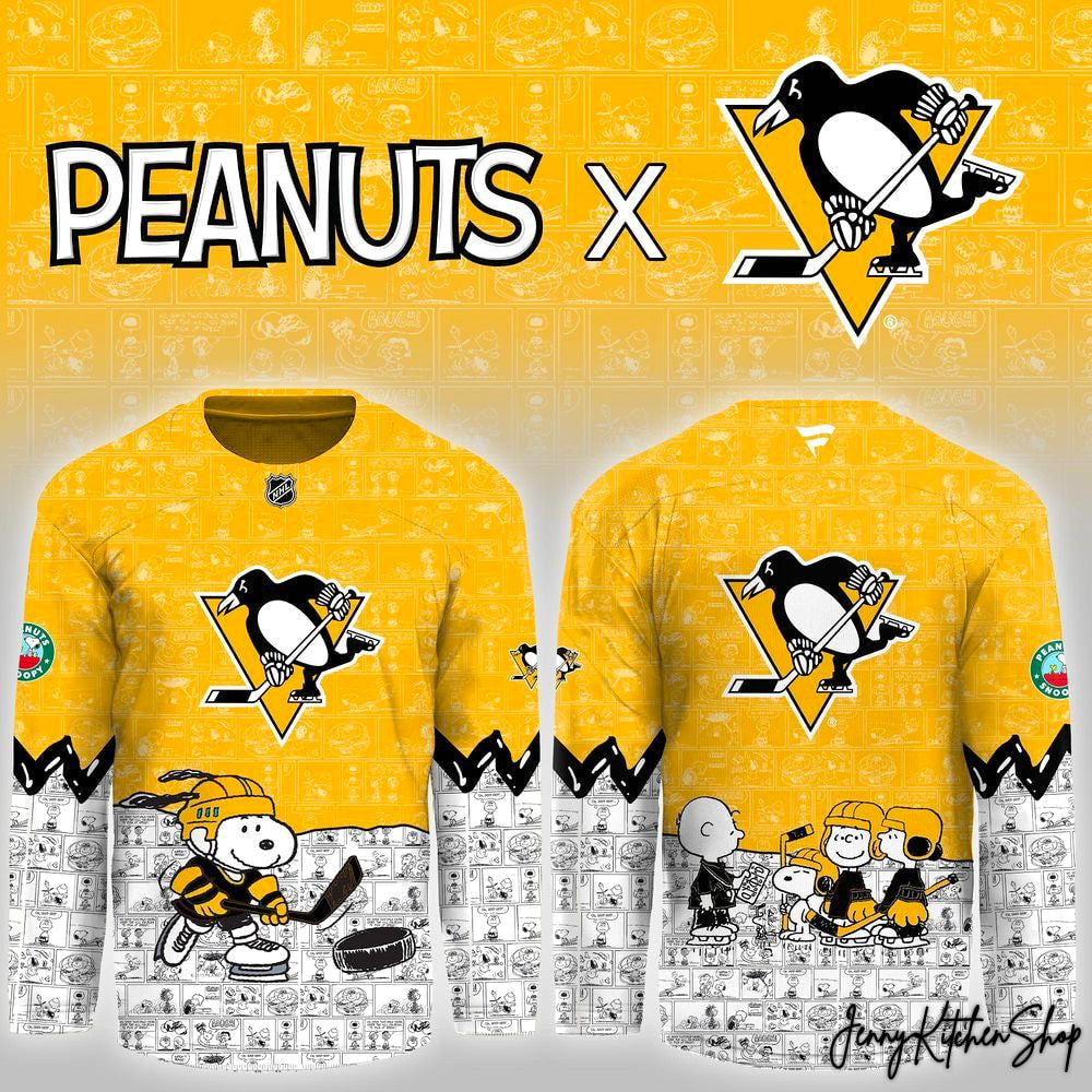 Pittsburgh Penguins x Peanuts Limited Hockey Jersey