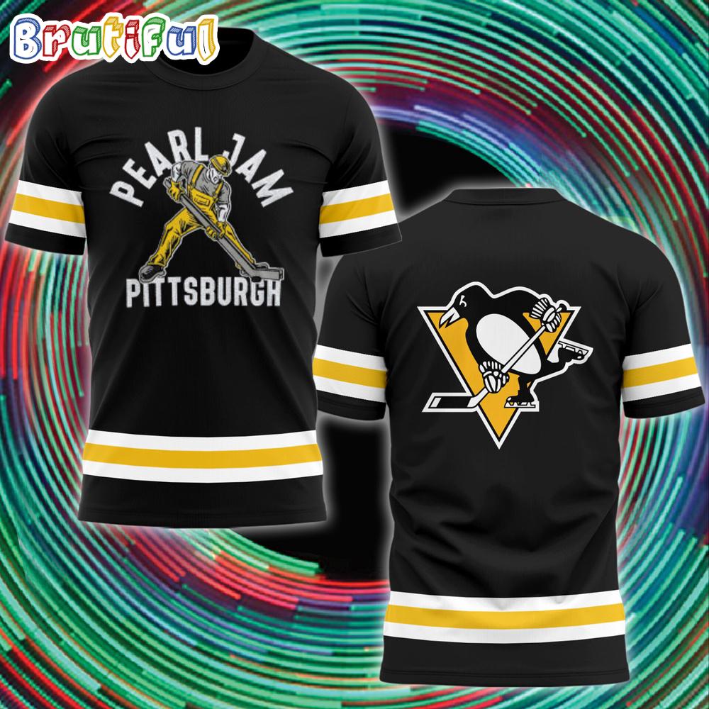 Pittsburgh Penguins x Pearl Jam Dark Matter Tour 25 T Shirt