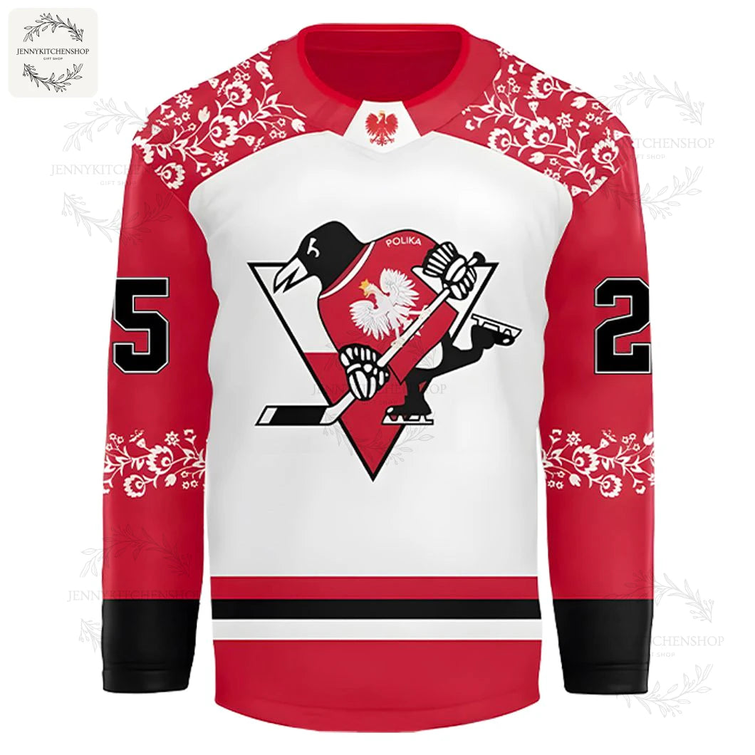 Pittsburgh Penguins x Polish Heritage Night 2025 Custom Jersey