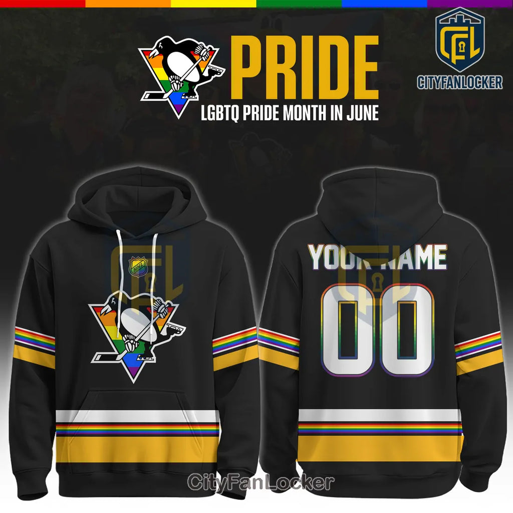 Pittsburgh Penguins x Pride LGBTQ Month 2026 Edition Hoodie