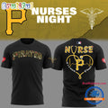 Pittsburgh Pirates Baseball NURSES NIGHT Black T Shirt