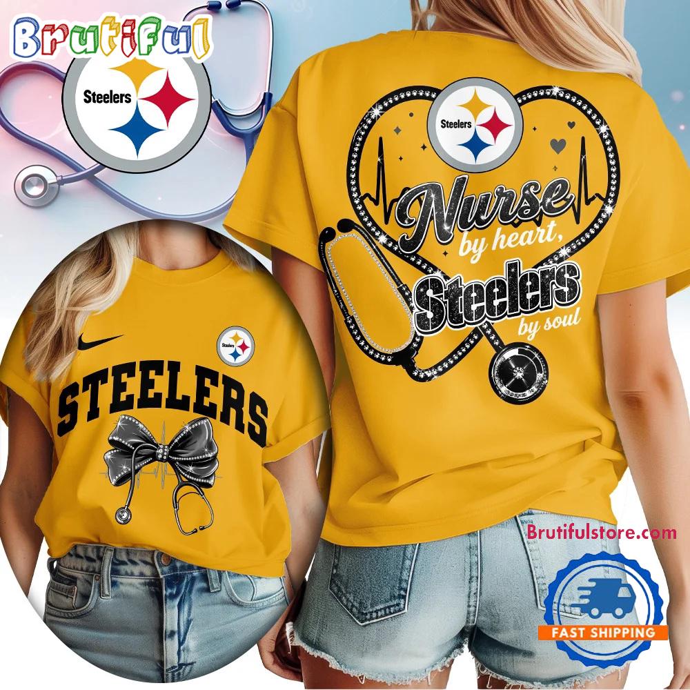 Pittsburgh Steelers 2026 NFL Nurse By Heart Unisex 3D Shirt