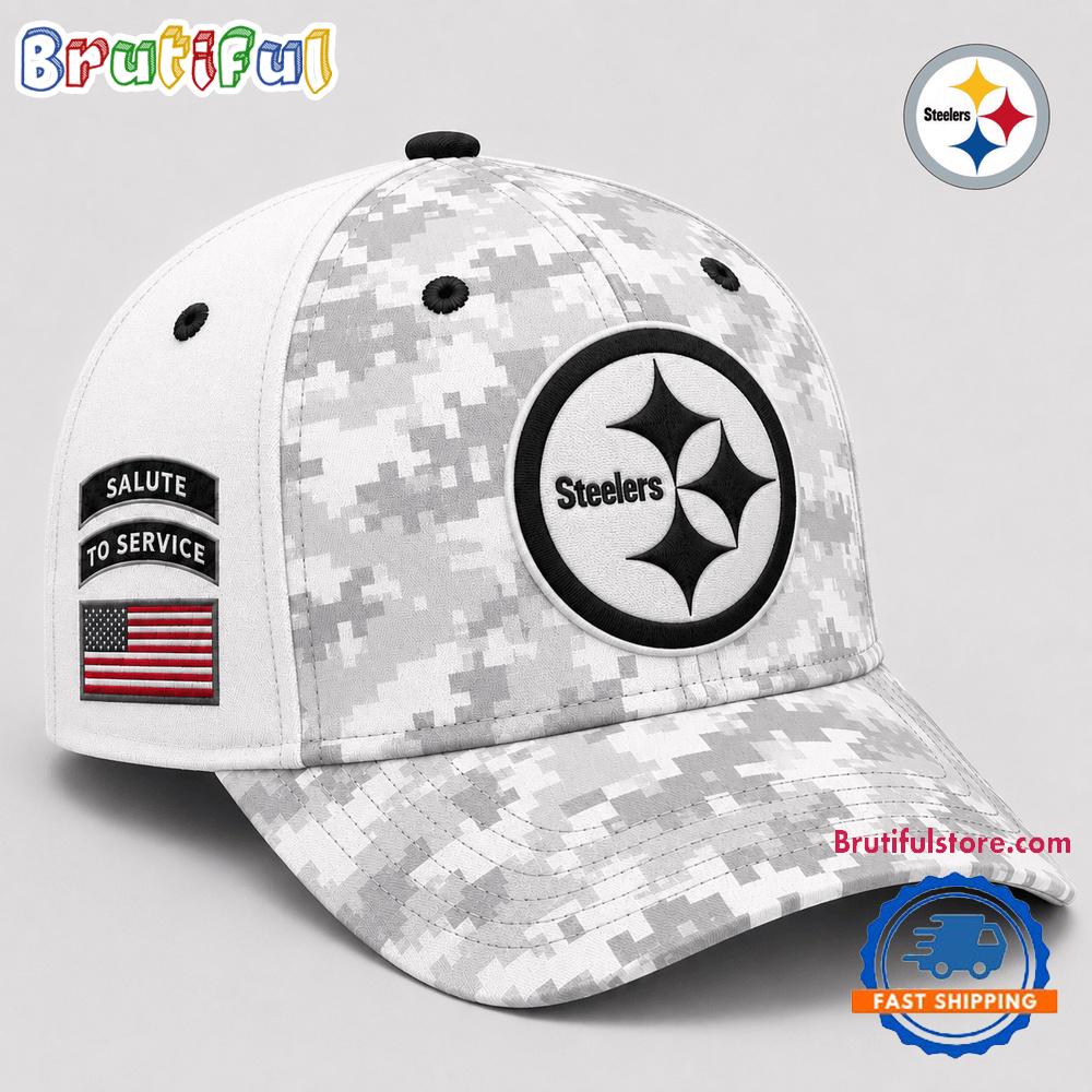 Pittsburgh Steelers 2026 NFL Salute to Service Digital Camo Baseball Cap