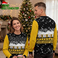 Pittsburgh Steelers Christmas Forest Pattern Ugly Christmas Sweater