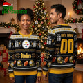 Pittsburgh Steelers Christmas Motifs Ugly Christmas Sweater