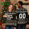 Pittsburgh Steelers Here We Go Ugly Christmas Sweater