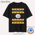 Pittsburgh Steelers Holiday Lights Ugly 2024 T Shirt