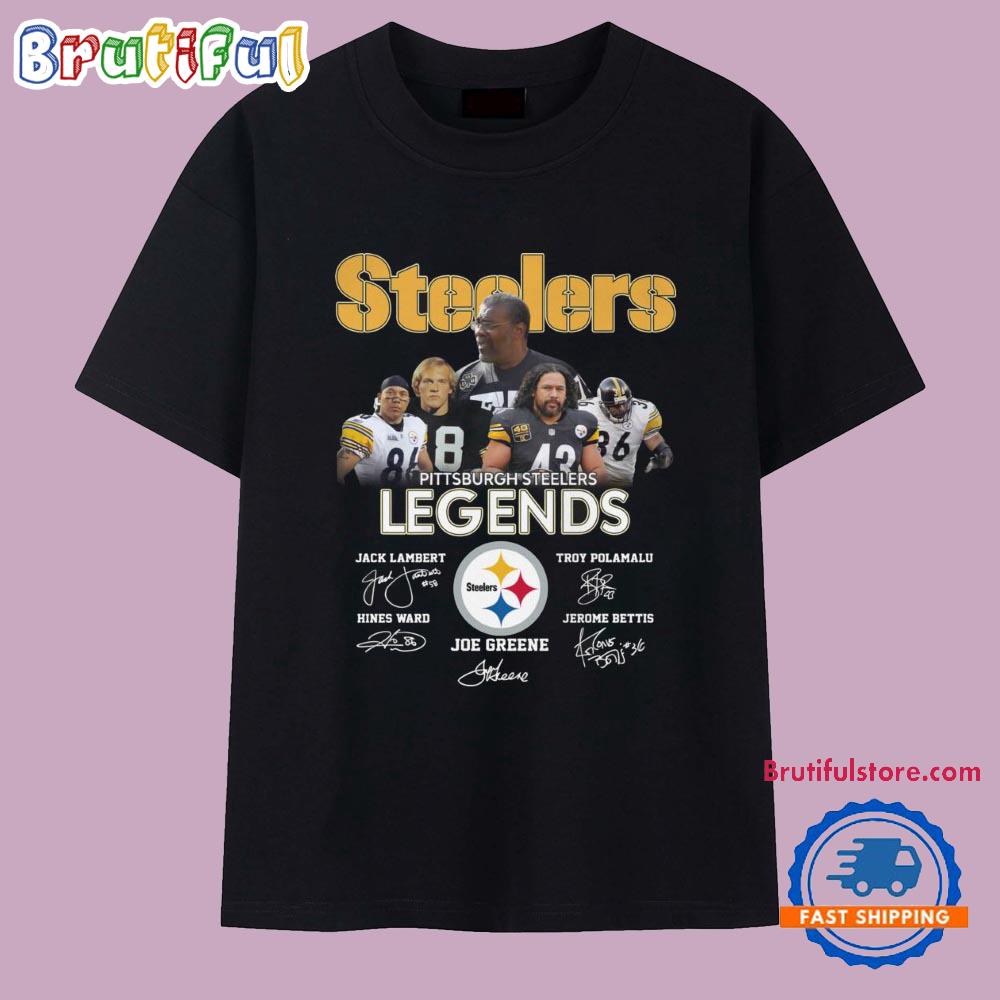 Pittsburgh Steelers Legends Signature 2025 T Shirt