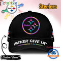 Pittsburgh Steelers Never Give Up Fight Cancer In All Colors Classic Cap