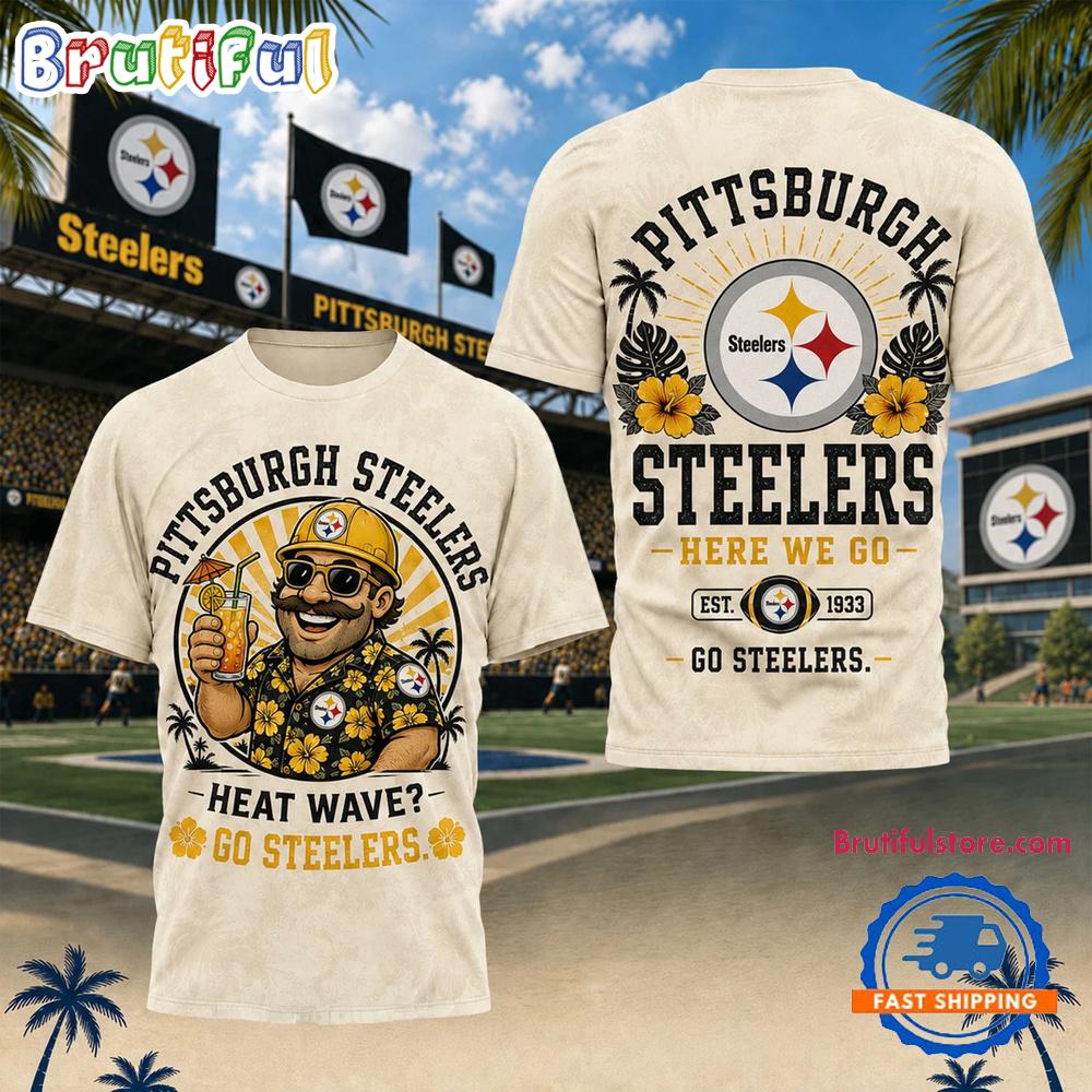 Pittsburgh Steelers NFL Beach Vibes Summer Limited Edition 3D Shirt
