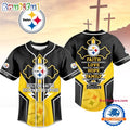 Pittsburgh Steelers NFL Blessed Beyond The Score Baseball Jersey