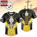 Pittsburgh Steelers NFL Blessed Beyond The Score Baseball Jersey