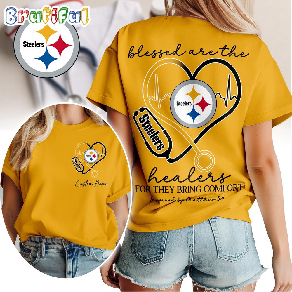 Pittsburgh Steelers NFL Heart of A Nurse Game Day Unisex 3D Shirt