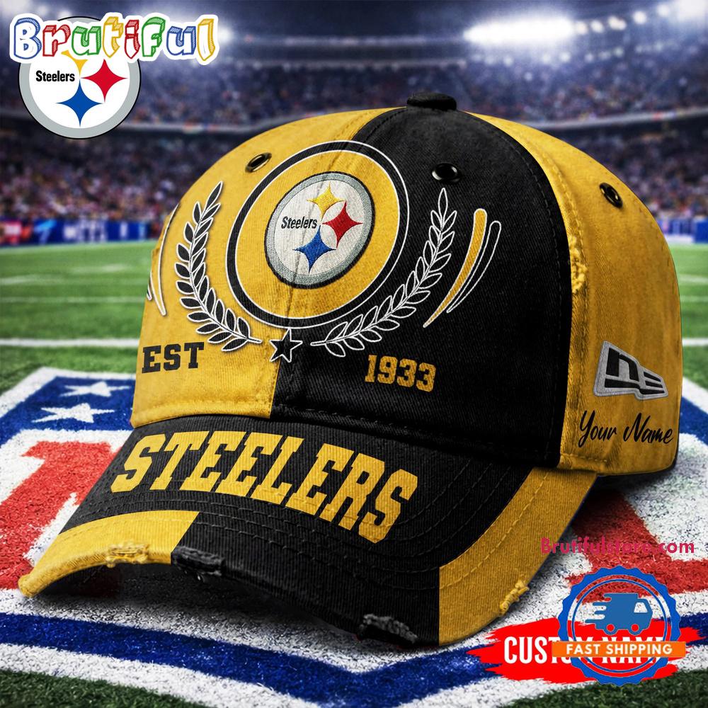Pittsburgh Steelers NFL Split Color New Era Classic Cap