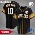 Pittsburgh Steelers NFL Team Pride Baseball Jersey