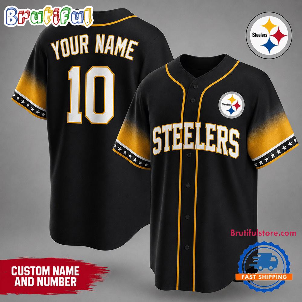 Pittsburgh Steelers NFL Team Pride Baseball Jersey