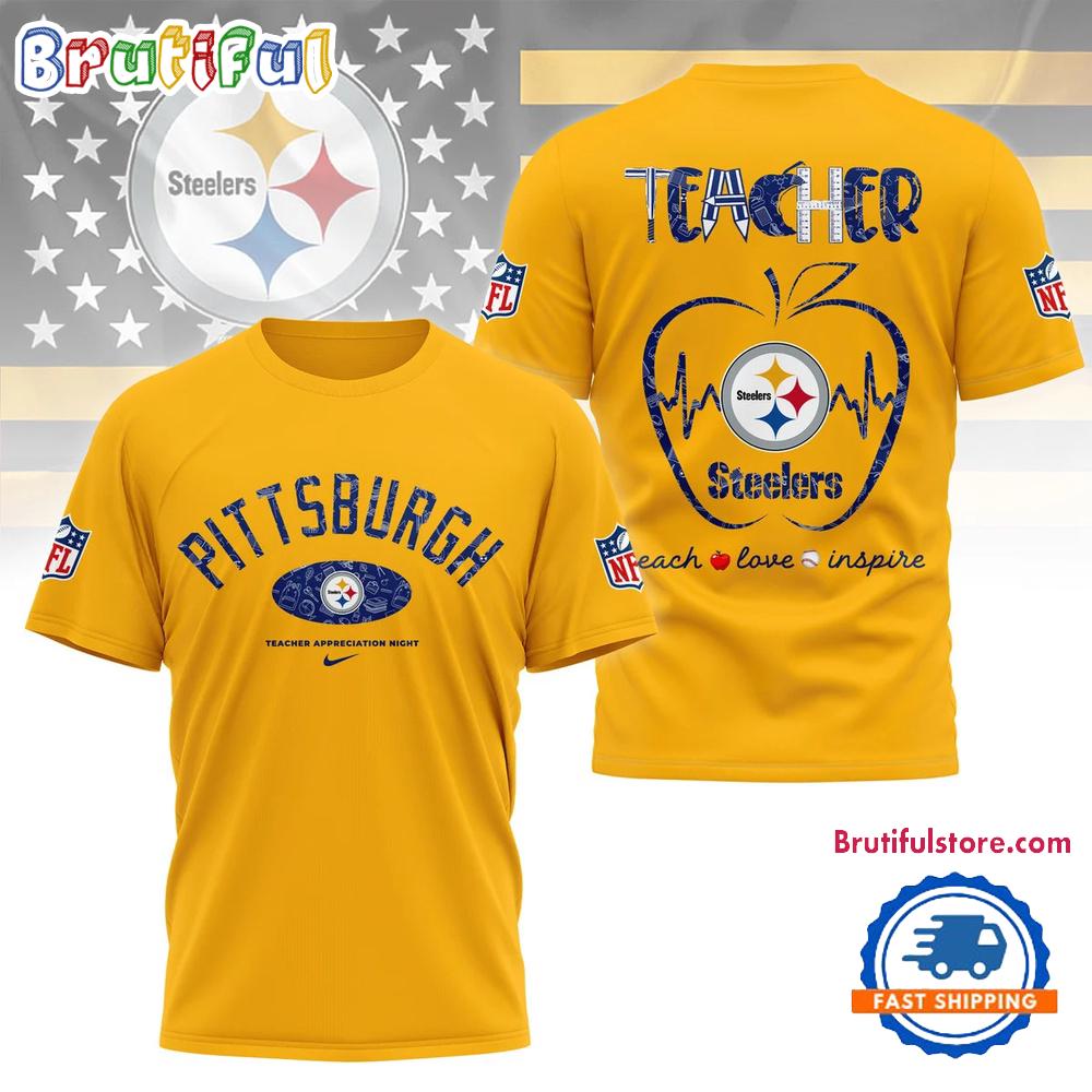 Pittsburgh Steelers Teacher Appreciation Night 2025 3D Shirt