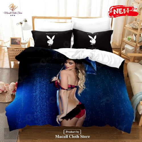 Playboy 4 Duvet Quilt Bedding Set