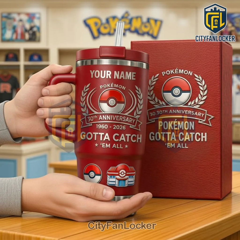 Pokémon Personalized 30th Anniversary Commemorative Insulated Tumbler