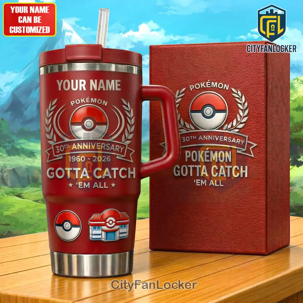 Pokémon Personalized 30th Anniversary Commemorative Insulated Tumbler