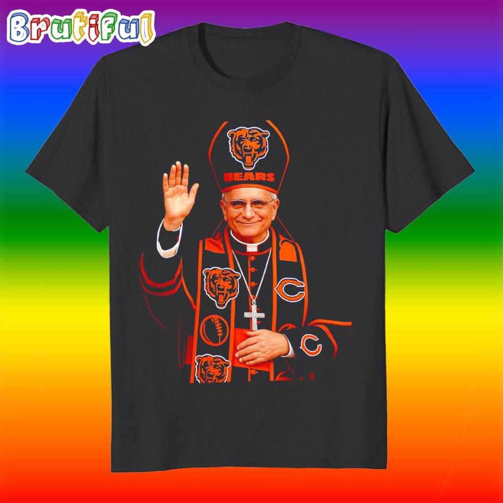 Pope Leo Xiv Chicago Bears Photo T Shirt