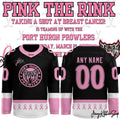 Port Huron Prowlers Pink The Rink 2026 Hockey Jersey